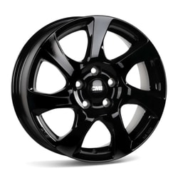 6.5X16" PCD 4X108 CMS 1060 ET37.5 63.40 mm Complete Black Gloss