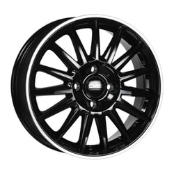 6.5X16" PCD 4X108 CMS 1263 ET47 63.4 mm BLACK LIP DIAMOND