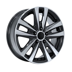 6.5X16" PCD 5X108 FD Wheels 639-2 GUN METAL DIAMOND ET35 67.1 mm