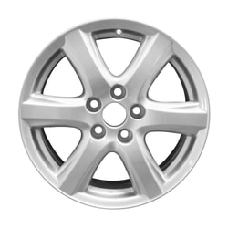 6.5X16" PCD 5X114.3 Jaws JAWS TS-8987 SILVER ET40 73.1 mm