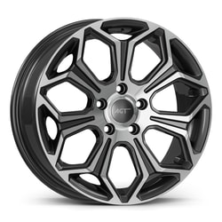 6.5X16" PCD 5X114 AGT Wheels 16263 67.10 mm Titan Diamond