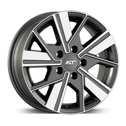 6.5X16" PCD 5X118 AGT Wheels 16249 ET38 MGD 71.1 mm