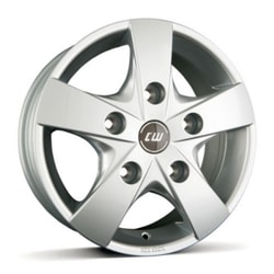 6.5X16" PCD 5X160 DJ Jant DJ-367 SILVER ET50 64.3 mm