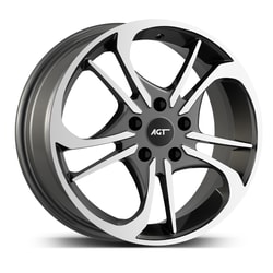 6.5X17" PCD 5X114 AGT Wheels 17253  ET50 67.10 mm TITAN DIAMOND