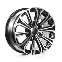 6.5X15" PCD 5x114.3 Kormetal Jant DY605 Black Diamond ET39 60.1 mm