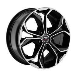 6.5X16" PCD 5x114.3 Truva Wheels 135 Black Finish ET35 73.1 mm