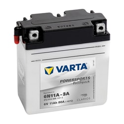 6V 11Ah Varta 6N11A-3A Powersports Freschpack Akü