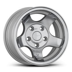 7.0X14" PCD 5X114 AGT Wheels 14035 83.10 mm Silver Diamond