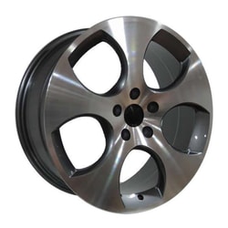 7.0X15" PCD 5X100 BK BK-029 BLACK DIAMOND ET35 57.1 mm