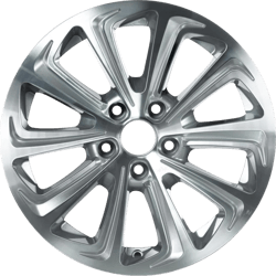 7.0X16" PCD 4X108 EMR Wheels EMR-G690-87 ET25 Silver Diamond  65.1 mm