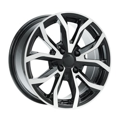 7.0X16" PCD 4X108 FD Wheels 634 ET38  67.1 mm BLACK DIAMOND