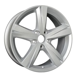 7.0X16" PCD 5X112 BK BK-052 SILVER ET45 66.45 mm