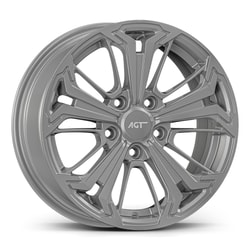 7.0X16" PCD 5x114 AGT Wheels 16267 ET40 67.10 mm Full Silver
