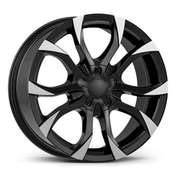7.0X16" PCD AGT Wheels 16002 ET35 72.60 mm Gloss Black Diamond