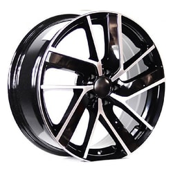 7.0X17" PCD 5X100 Arceo Wheels 17128 BLACK DIAMOND ET40 57.1 mm