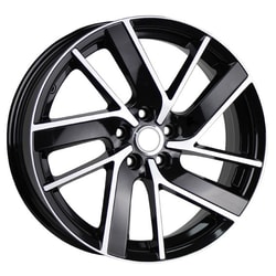 7.0X17" PCD 5X112 AGT Wheels 17128 Black Diamond 57.10 mm