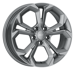7.0X17" PCD 5X112 AGT Wheels 17262 RS-02 ET38 67.1 mm Hyper Black
