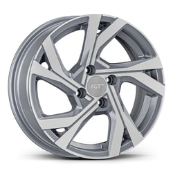 7.0X17" PCD 5X114 AGT Wheels 17156 ET45 67.10 mm Matt Gun Metal Diamond