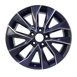 7.0X17" PCD 5X114 FD Wheels 17128 GUN METAL DIAMOND ET35 60.1 mm