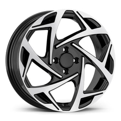 7.0X17" PCD 5X115 AGT Wheels 17290 ET45 70.20 mm Gloss Black Diamond