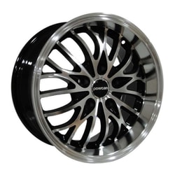 7.5X16" PCD 4X108 BK BK-230 BLACK MACHINE ET20 65.1 mm