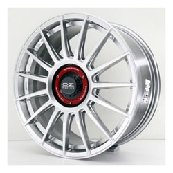 7.5X17" PCD 4X100 RC 384 SILVER ET35 67.1 mm