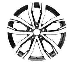 7.5X17" PCD 4X100 Sonic S1053 ET40 60.10 mm Deep Black Diamond Gloss