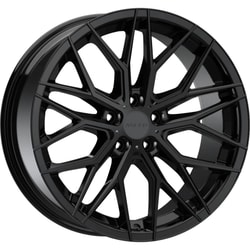 7.5X17" PCD 5X100 Arceo Wheels 17141 BLACK VALENCIA ET35 73.1 mm