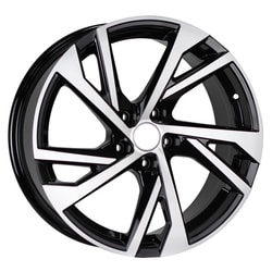 7.5X17" PCD 5X108 AGT Wheels 17088  ET35 72.60 mm Black Diamond