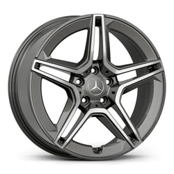7.5X17" PCD 5X112 AGT Wheels 17273 ET42 66.60 mm Titan Diamond