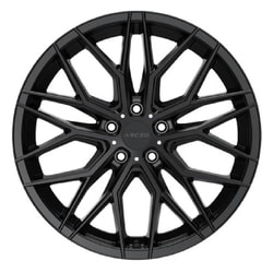 7.5X17" PCD 5X112 Arceo Wheels 17141 BLACK VALENCIA ET35 73.1 mm