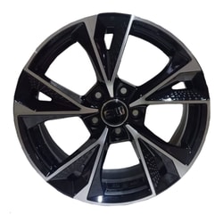 7.5X17" PCD 5X112 Elit Jant 281 BLACK LIP POLISH ET36 66.45 mm