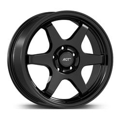 7.5X17" PCD 5X114 AGT Wheels 737  ET42 72.60 mm Gloss Black
