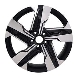 7.5X18" PCD 5X114 AGT Wheels 18204 ET50 67.10 mm Matt Black Diamond