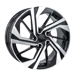 7.0X17" PCD 5x114.3 STW Wheels 706 Black Diamond ET45 73.1 mm