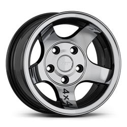8.0X18" PCD 5X108 AGT Wheels 01935 72.60 mm Black Diamond