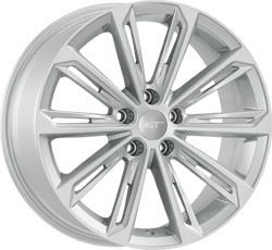 8.0X18" PCD 5X112 AGT Wheels 18264 Verona ET40 57.1 mm Full Silver