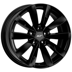 8.0X18" PCD 5X112 AGT Wheels 18271 ET42 67.10 mm Gloss Black