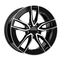 8.0X18" PCD 5X112 FD Wheels 18097-1 BLACK DIAMOND ET30 66.6 mm