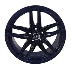 8.0X18" PCD 5X112 FD Wheels 18172-1 GLOSS BLACK ET47 72.6 mm