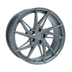 8.0X18" PCD 5X114 AGT Wheels 18259 Fer-R02 ET35 Hyper Black 72.60 mm