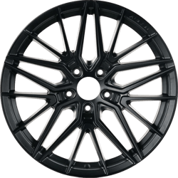 8.0X18" PCD 5X114 Arceo Wheels  18193 MATT BLACK SILVER ET35 73.1 mm