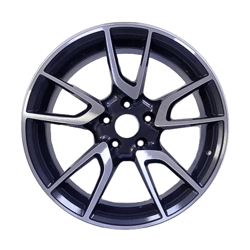 8.0X18" PCD 5X114 FD Wheels 18089 GUN METAL DIAMOND ET30 60.1 mm