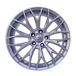 8.0X18" PCD 5X114 FD Wheels 18101 FULL SILVER ET30 60.1 mm