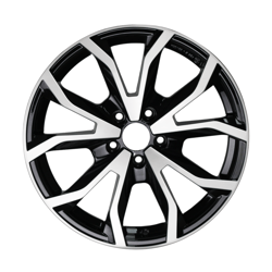 8.0X18" PCD 5X114 FD Wheels 834-2 GUN METAL DIAMOND ET35 60.1 mm