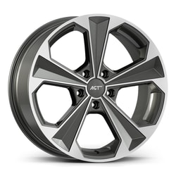 8.0X18" PCD 5x114 Oxigin 18062 Bavyera ET38 72.60 mm Titanium Diamond