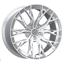 8.0X18" PCD 5X120 Arceo Wheels  18239 ET35 72.6 mm SILVER DIAMOND ROMA