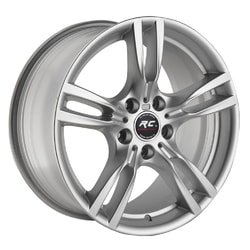 8.0X18" PCD 5X120 RC 5003 SILVER ET38 72.6 mm