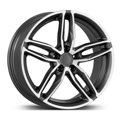 8.0X18" PCD 5X120 Oxigin 807 ET72.6 Titan Diamond 72.6 mm
