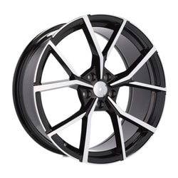 8.0X19" PCD 5X112 BK 5801 BLACK MACHINE ET45 57.1 mm